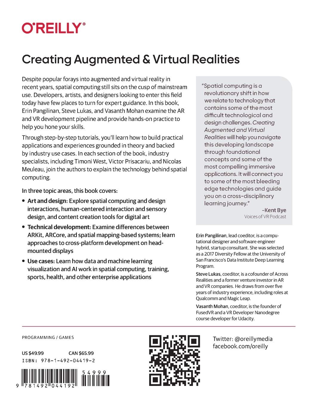 Creating Augmented and Virtual Realities: Theory and Practice for Next-Generation Spatial Computing 1st Edition - Image 2